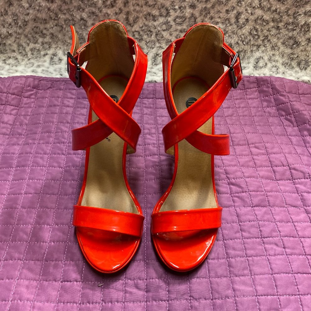 Michael Antonio Red Patent Leather, Size 8.5 Womens